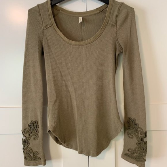 Free People Tops - Free People Long Sleeve Thermal Tee